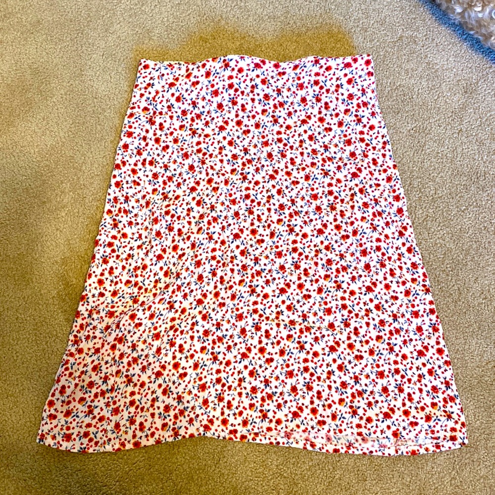 Brandy Melville Mini Floral Skirt